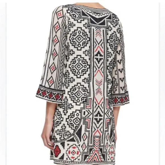 Alice + Olivia Aztec Print Dress Small - Picture 2 of 6